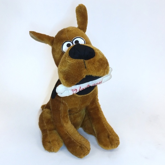 scooby doo valentine plush